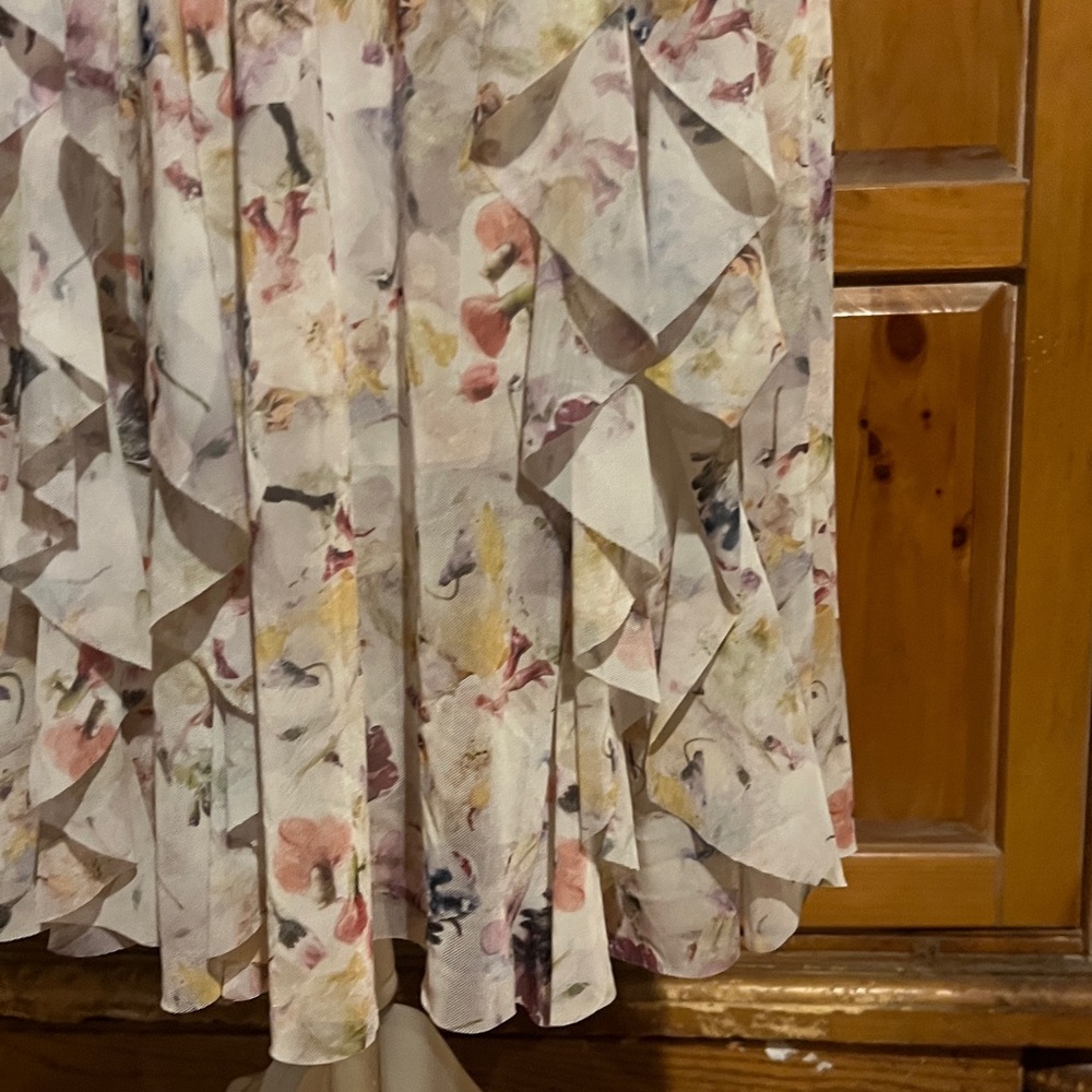 NWOT Ted Baker Lauriin Floral Halter Neck Dress Sz US 2 Or Ted Sz 0 - Picture 12 of 13